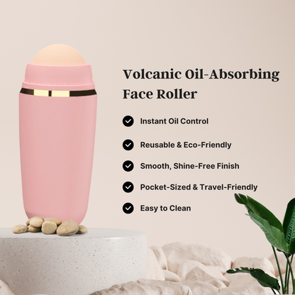Volcanic Oil-Absorbing Face Roller – Reusable Shine Control Tool