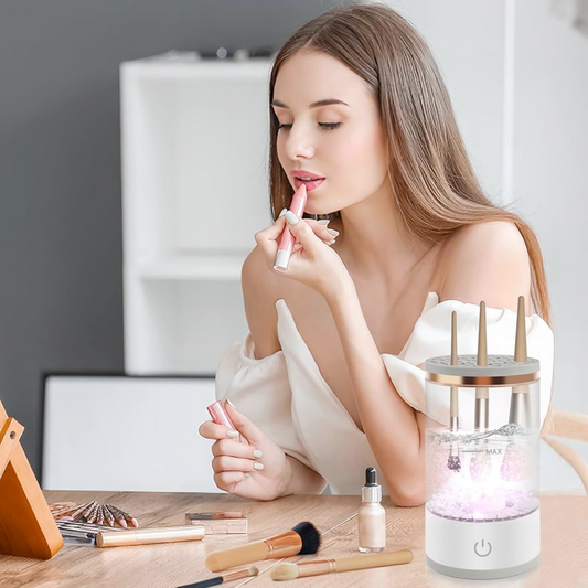 ProClean™ USB Electric Makeup Brush Cleaner – Automatic Quick-Dry Spinner for All Brush Sizes